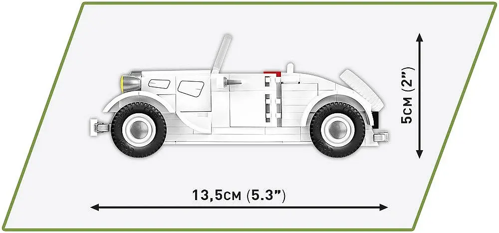 Конструктор детский автомобиль Citroen Traction 7C COBI 2264 - фото 4