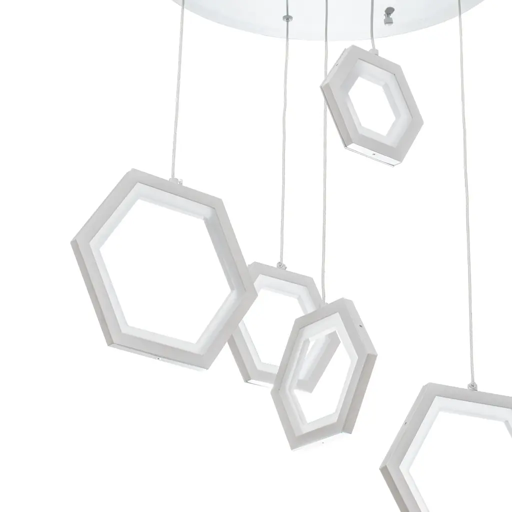 Світильник стельовий Brille підвісний світлодіодний для холу BR-936S/44W LED WH - фото 5