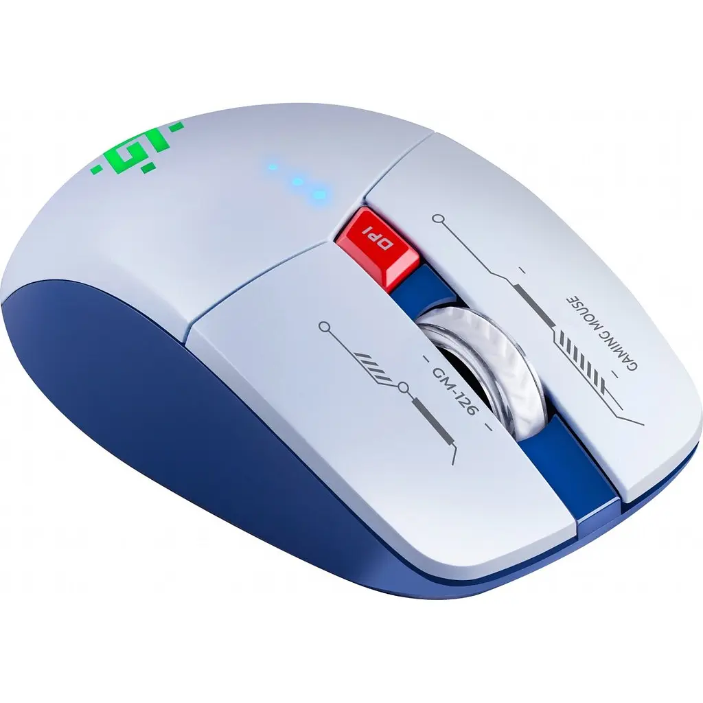Миша Defender Tisa GM-126 White/Blue (52126) [134325] - фото 3