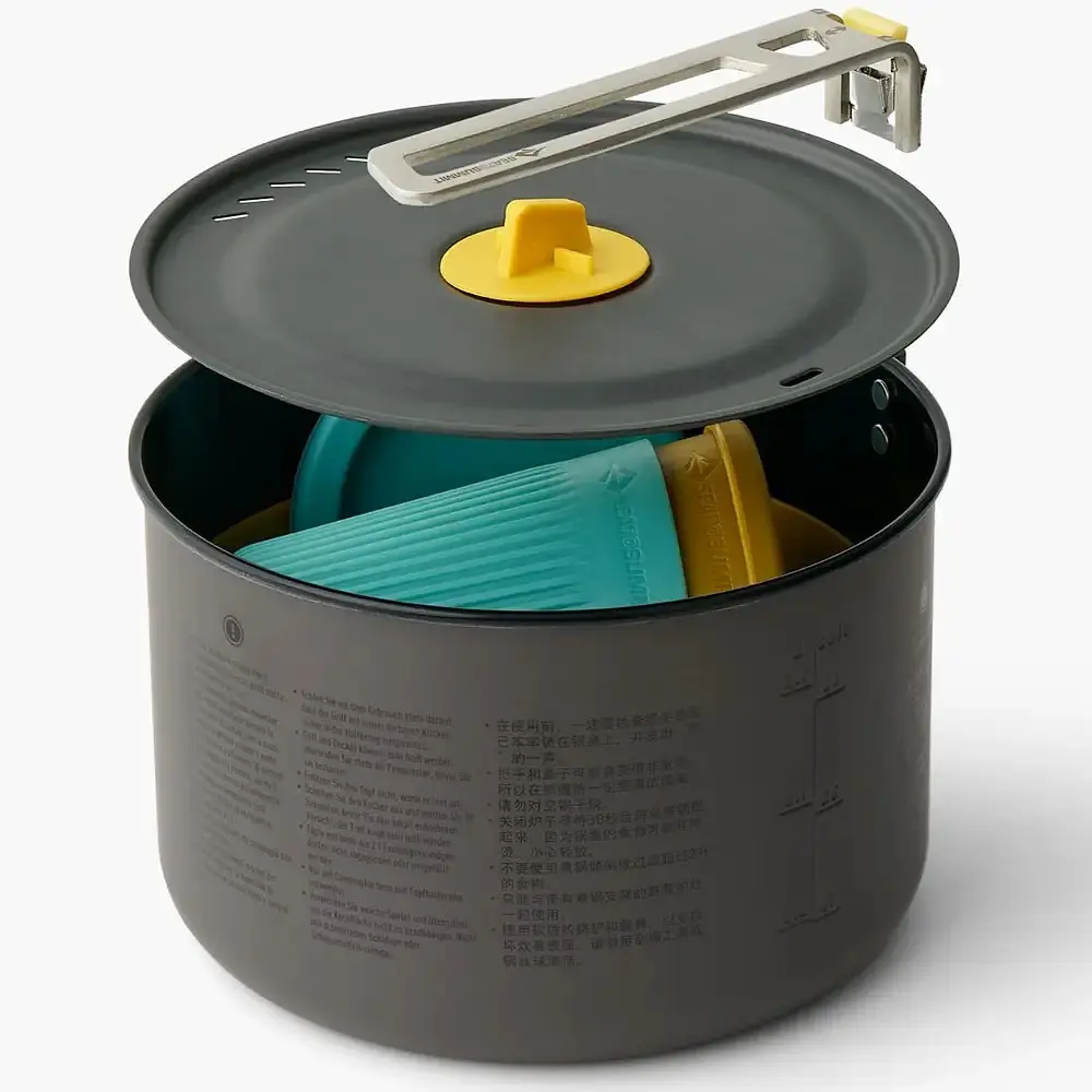 Набор посуды Sea To Summit Frontier UL One Pot Cook Set 2P (1033-STS ACK027031-122102) - фото 15