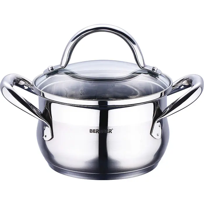Каструля з кришкою Bergner Gourmet. 4.5 л (BG-6530)