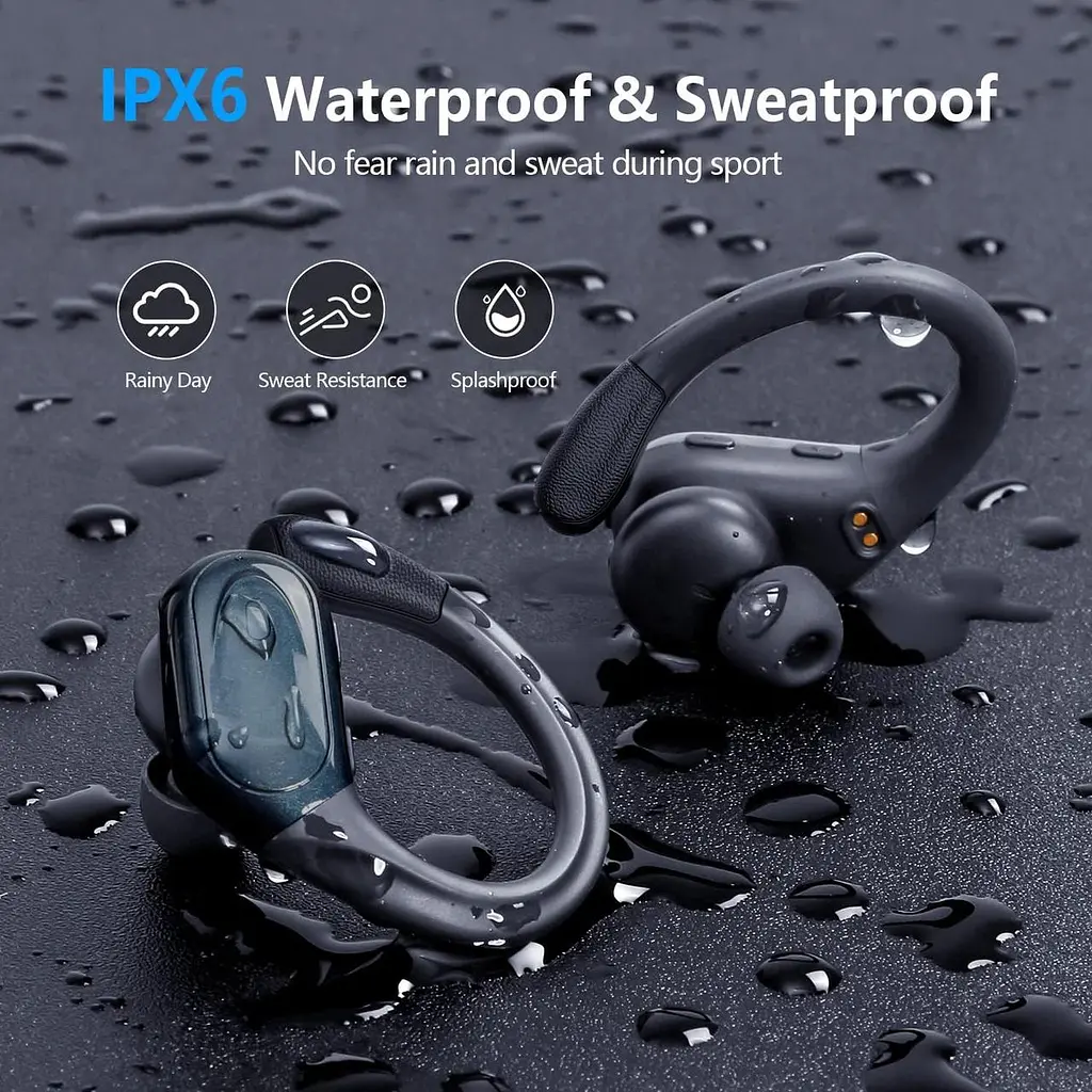 Бездротові Bluetooth-навушники з Hi-Fi звуком, автономністю до 75 годин і мікрофоном - фото 7
