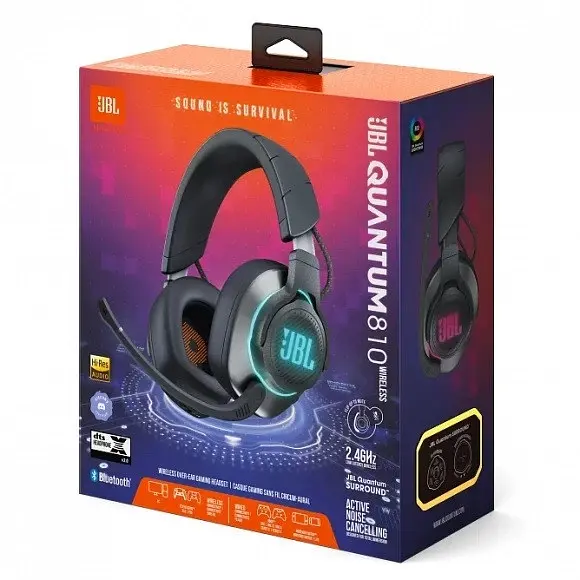 Навушники бездротові повнорозмірні JBL Quantum 810 (JBLQ810WLBLK) - фото 9