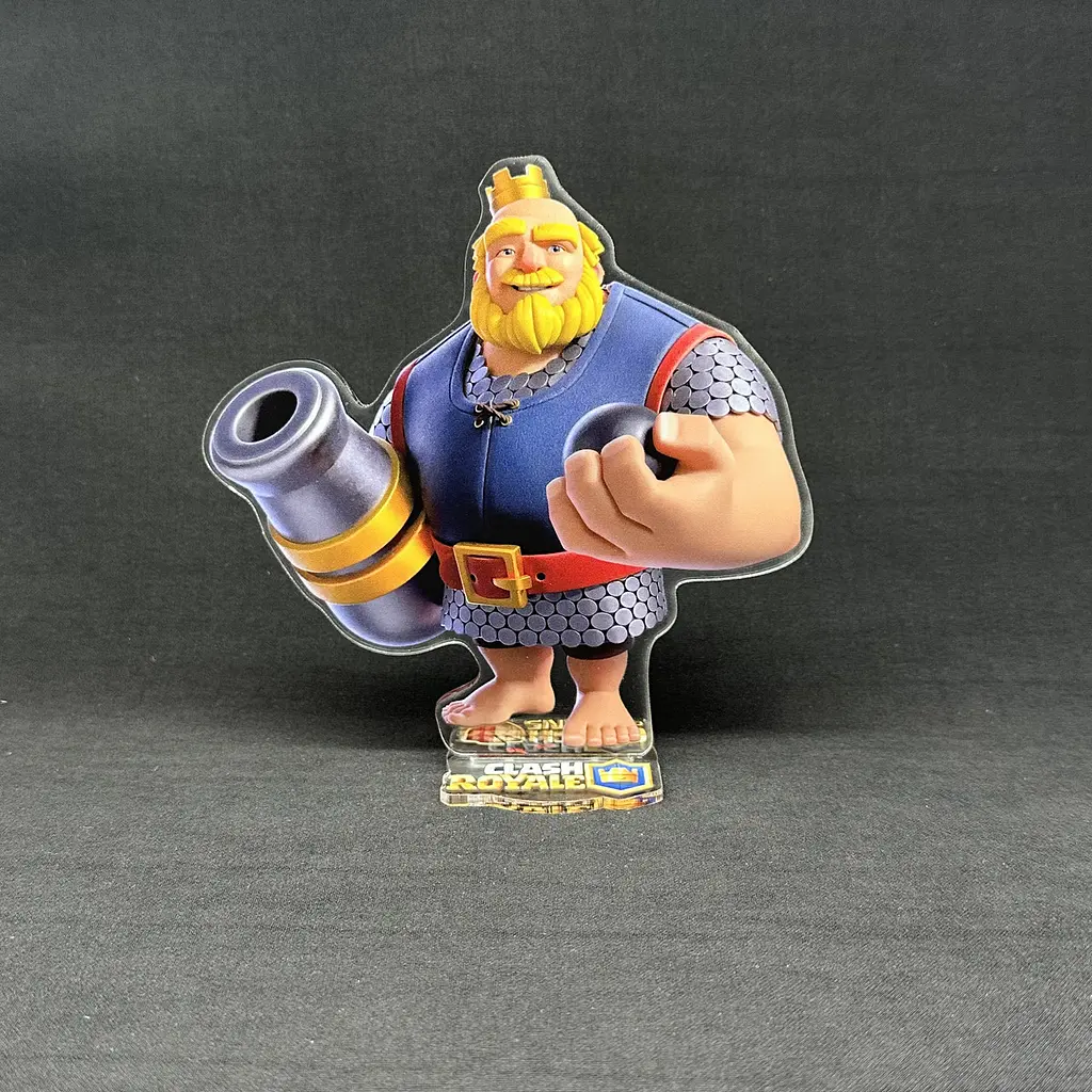 Акрилова колекційна фігурка Clash of Clans, Clash Royale Королівський гігант 15 см - фото 2