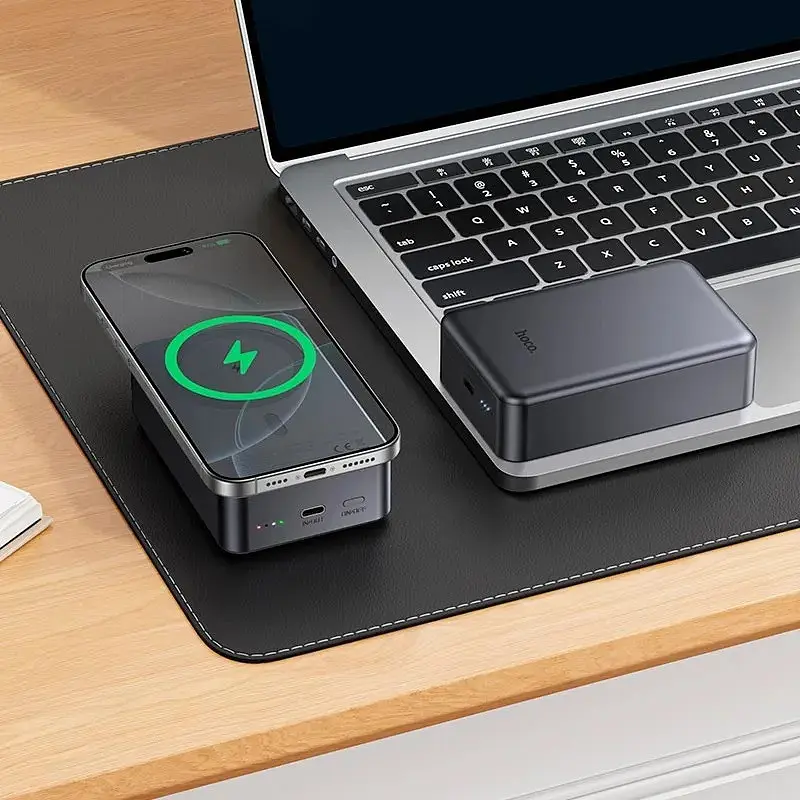 Акумулятор портативний Hoco J160B Original PD 20W magnetic power bank 20000mAh бездротова зарядка - фото 10
