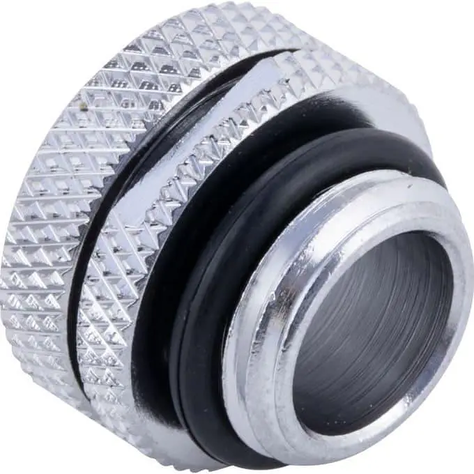 Фітінг Thermaltake Pacific G1/4 Pressure Equalizer Stop Plug w/ O-Ring - Chrome (CL-W086-CU00SL-A) - фото 2