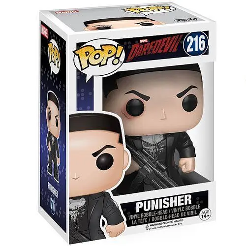 Фігурка Funko Pop Шибайголова Каратель Daredevil Punisher 10 см FP D P 216 - фото 3