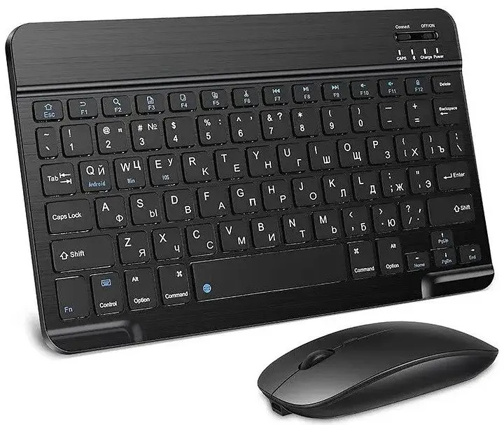 Комплект клавіатура з мишкою mouse&keyboard kit Чорний, бездротові ведмедики та клавіатура для ПК, ноутбука - фото 2