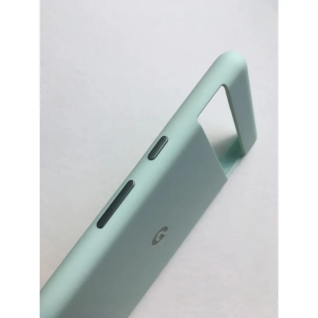Оригинальный противоударный чехол Google Official Soft Shell Case для Pixel 7a (6.1") Seafoam GA04320 - фото 10