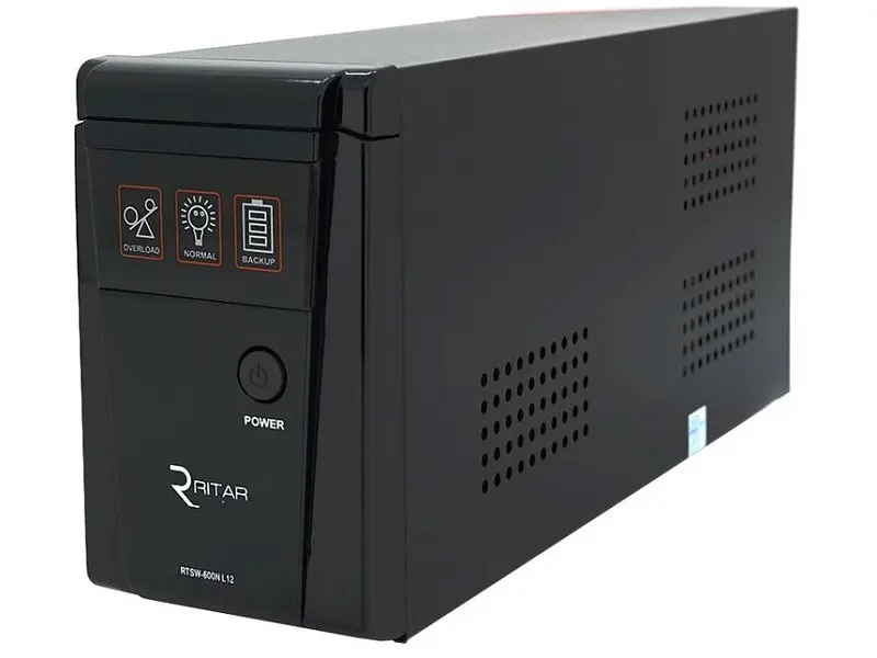 Лінійно-інтерактивне ДБЖ RITAR RTSW-600NL12 LED