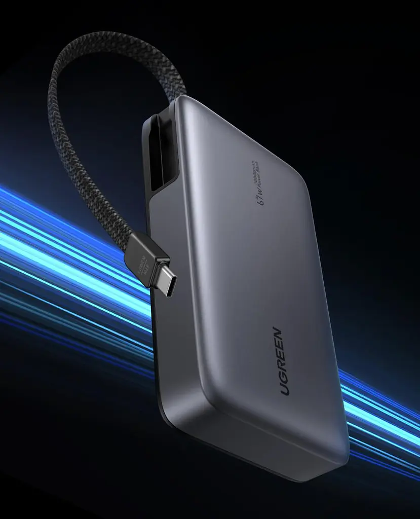 Потужний Повербанк для Ноутбука Ugreen 20000 65W з вбудованим Type C PD 3.0 QC 67W та швидкою зарядкою 20 вольт - фото 10