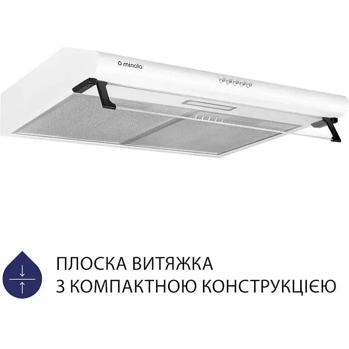 Вытяжка плоская Minola HPL 615 WH - фото 2