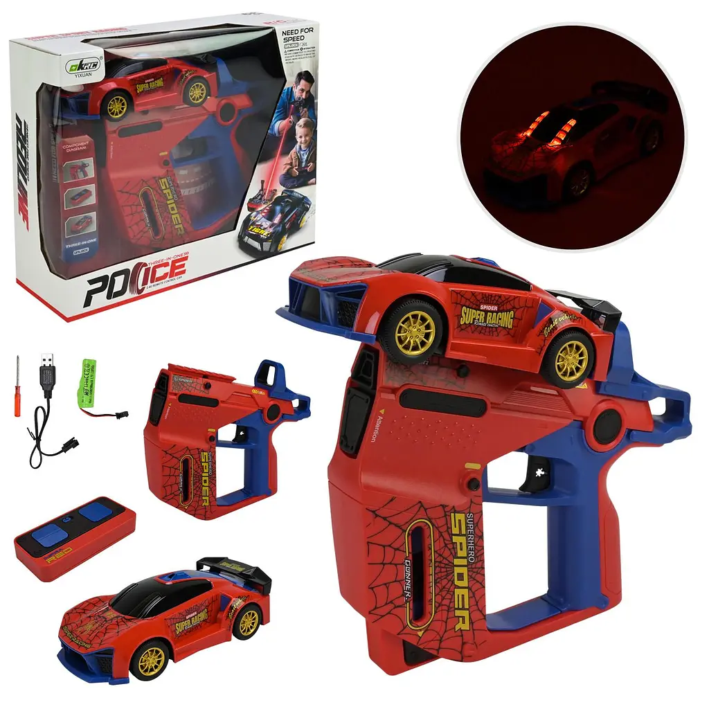 Радіокерована модель суперкара Spider Super Racing з підсвічуванням (968A) в асортименті