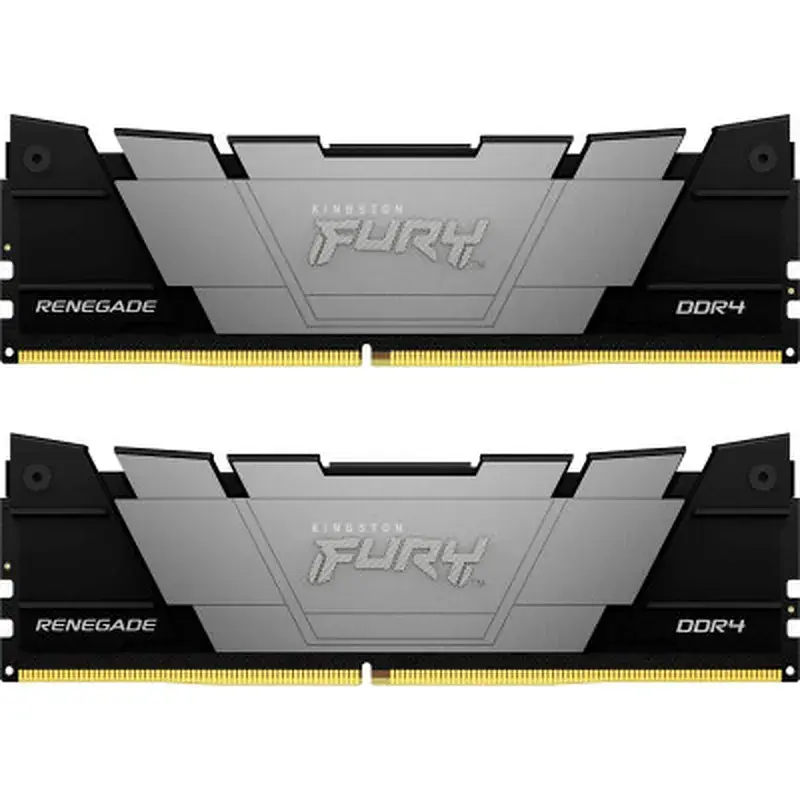 Модуль пам'яті для комп'ютера DDR4 64GB (2x32GB) 3600 MHz Renegade Black Kingston Fury (ex.HyperX) (KF436C18RB2K2/64)