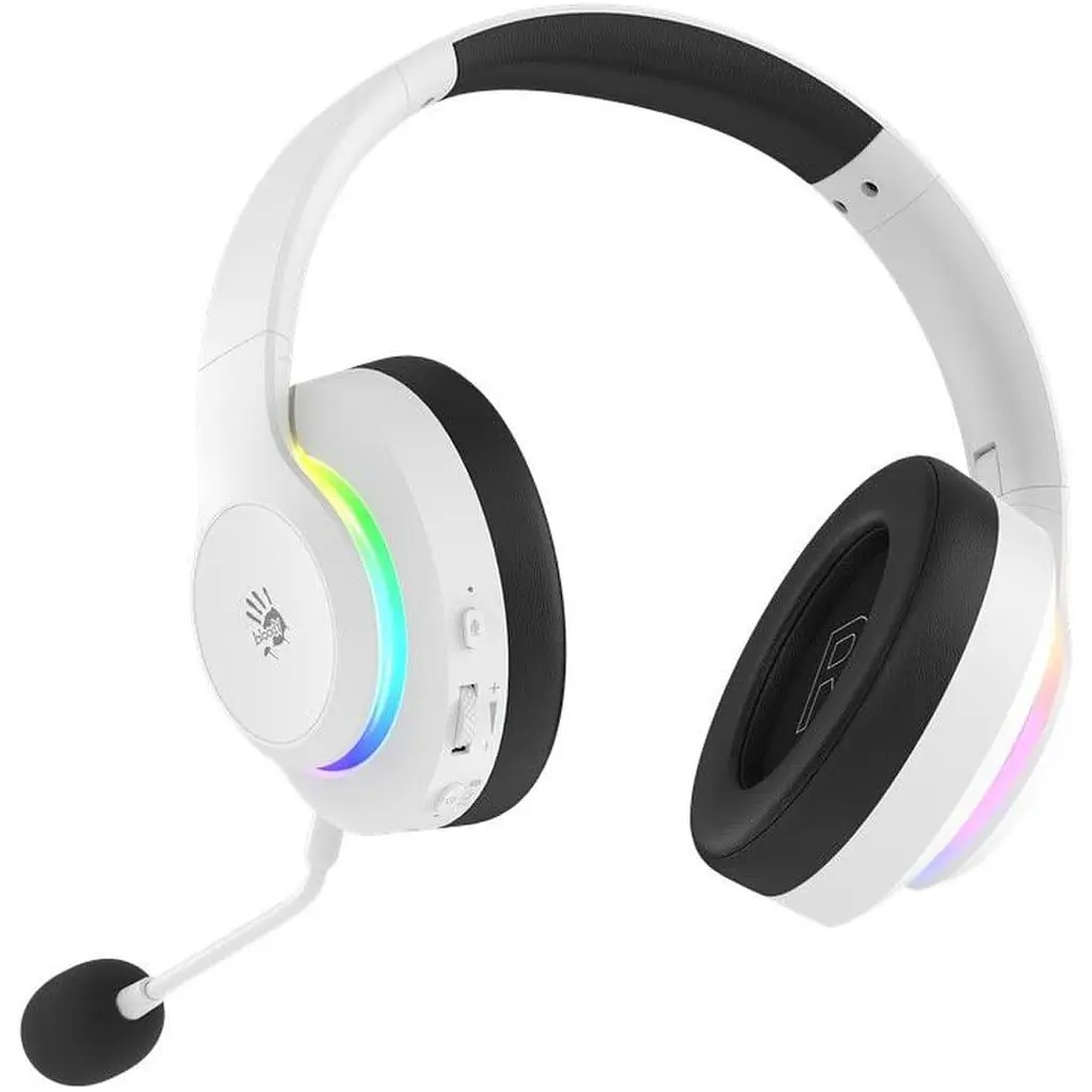 Ігрова гарнітура Bloody GR520 RGB White (GR520 (White)) - фото 2