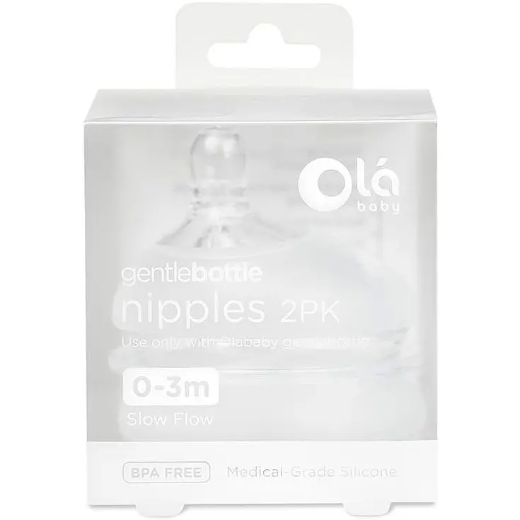 Змінні насадки Olababy для GentleBottle повільний потік, 2 шт. (82001) - фото 3