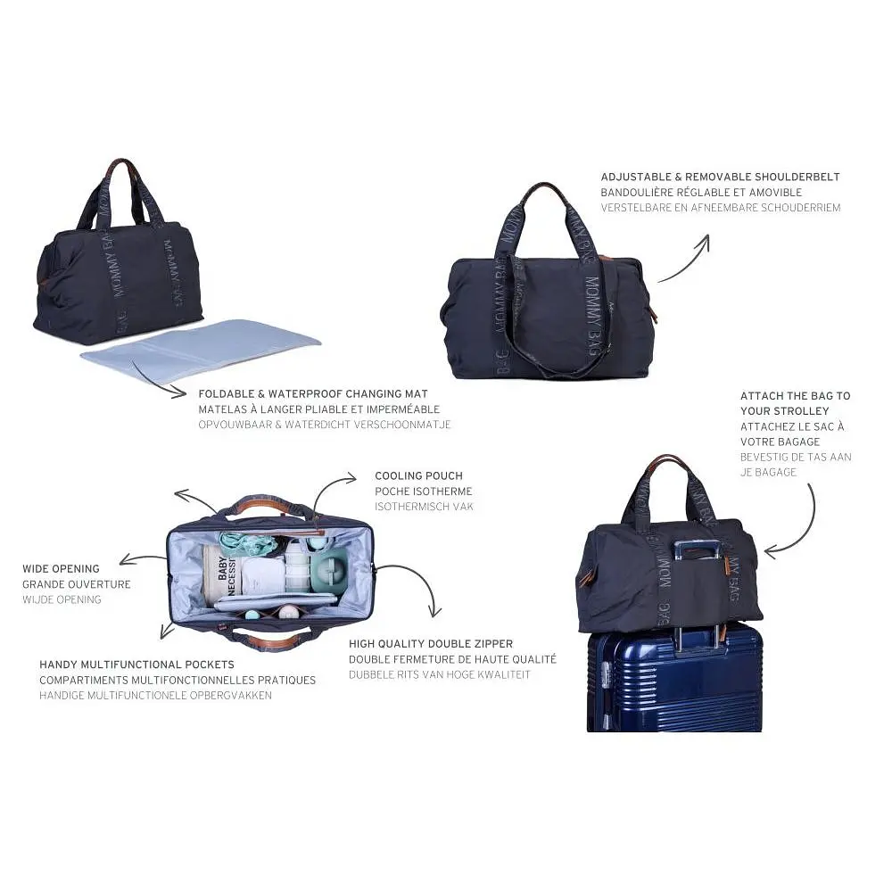 Сумка для мами Childhome Mommy bag Signature anthracite (CWMBBSUDG) - фото 8