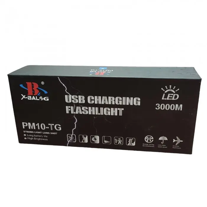 Ліхтар ручний акумуляторний Arexes BL-2207-GT-100 з функцією powerbank акумулятор 18650 - фото 7