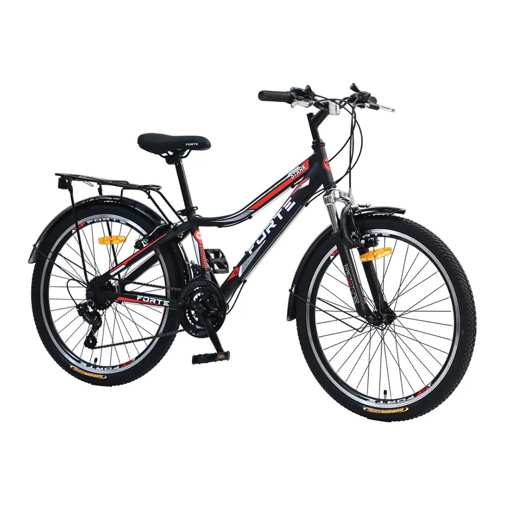 Велосипед Forte Stark 24"/13" чорно-червоний