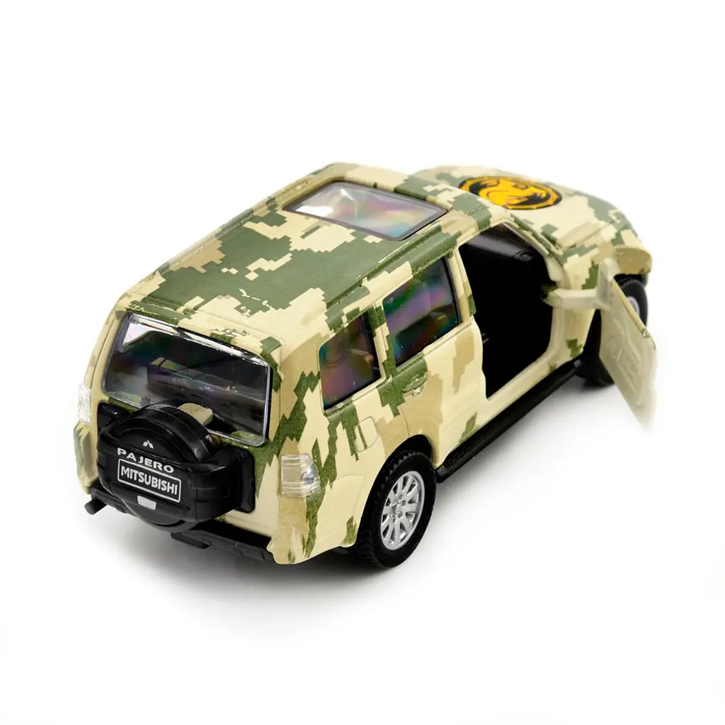 Автомодель TechnoDrive Шеврони Героїв Mitsubishi Pajero 4WD Turbo 47 ОМБр (250361M) - фото 3