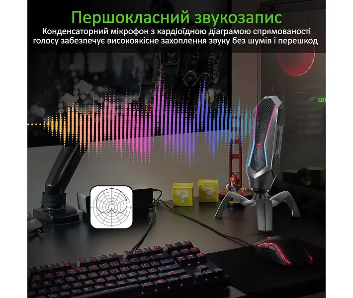 Микрофон Vertux Marshal USB Black (marshal.black) - фото 3