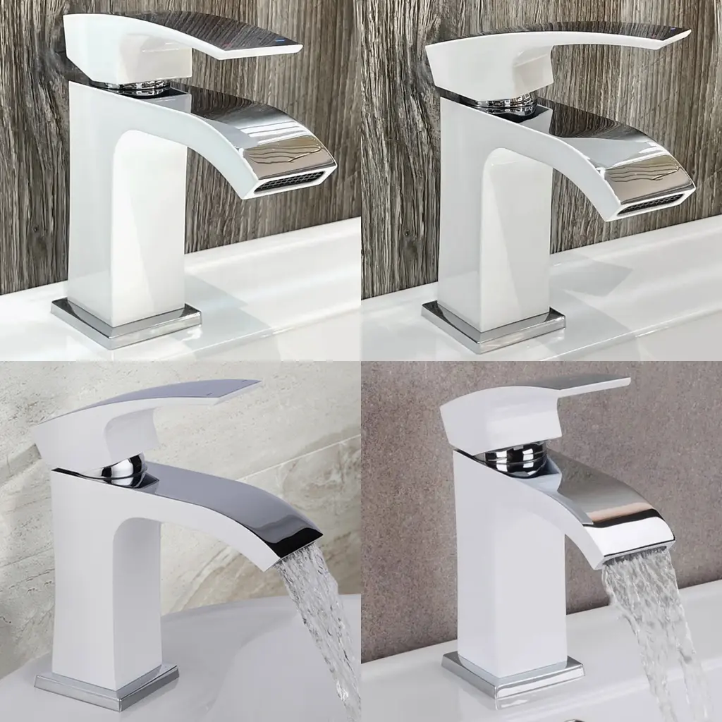 Смеситель для раковины Qtap Swan Cascada QTSWA270CRW45568 Chrome/White - фото 7