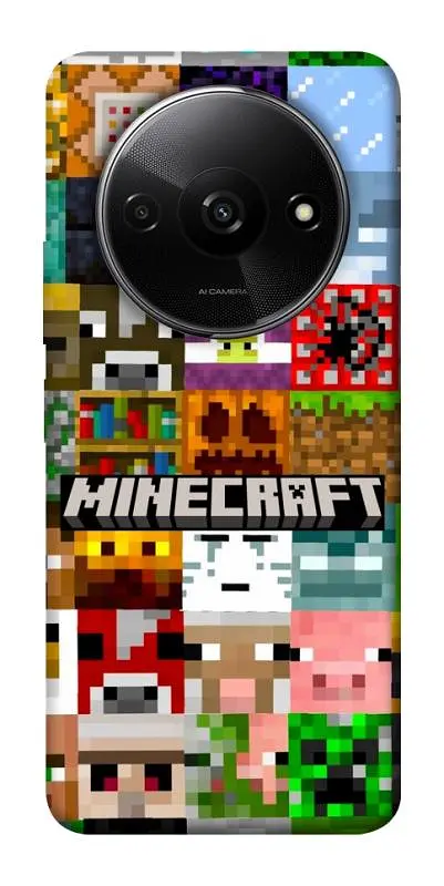 Чохол Demsky Minecraft collage для Xiaomi Redmi A3