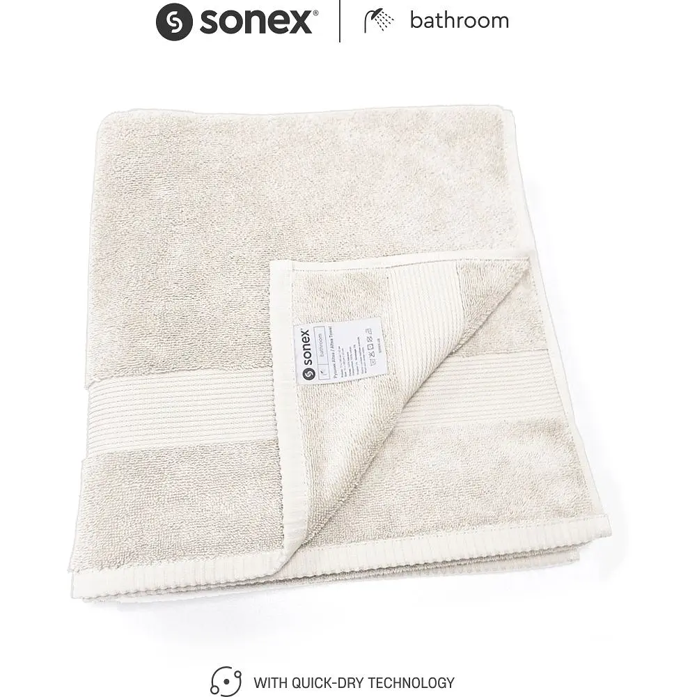 Набор махровых полотенец Sonex для ванной 50x90 см + 70x140 см Altea Натур (SO102510) - фото 3