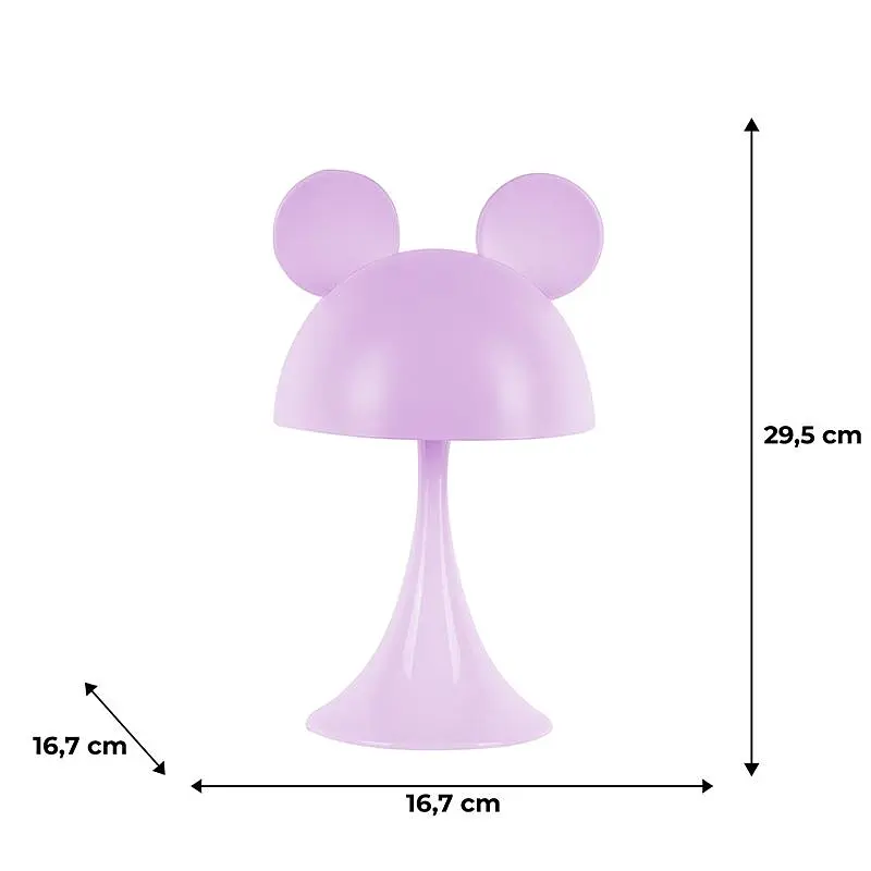 Світильник-нічник Kite  LED з акумулятором Simple Mouse фіолетовий (K25-317-2-5) - фото 5