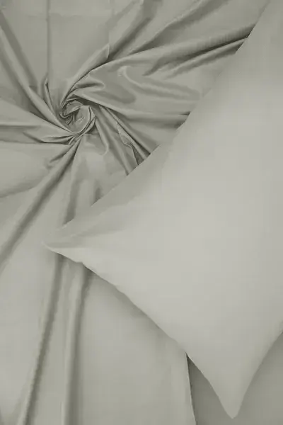 Простирадло на резинці Good-Dream Бязь Premium Light Grey 200х200 см сіре (GDCLGSHEETF200200) - фото 3