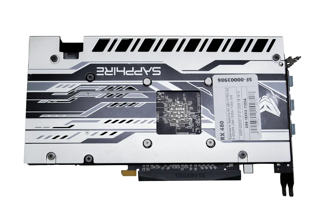 Відеокарта AMD Radeon RX 480 4GB Sapphire Nitro+ (11260-97) Б/В - фото 3