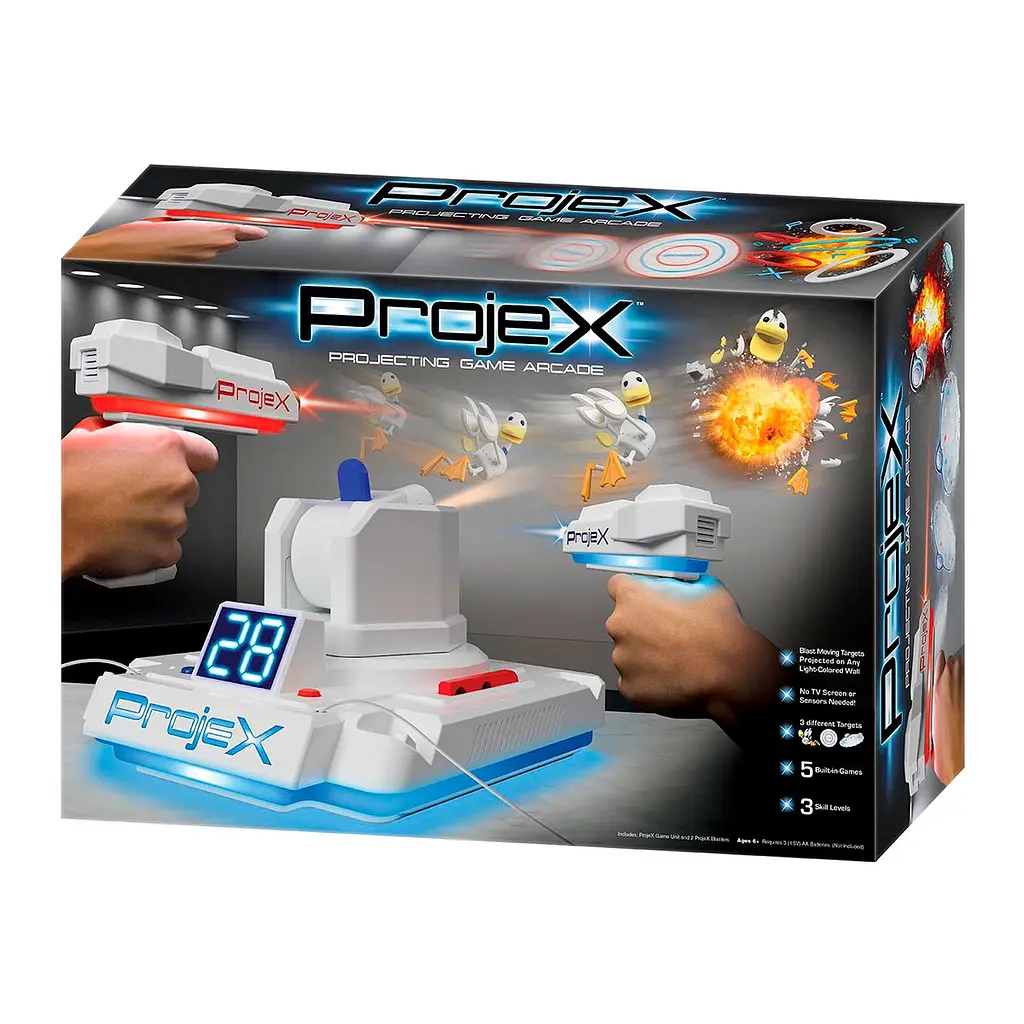 Игровой набор для лазерных боев Laser X Проектор, 2 бластера и 3 слайда (52703) - фото 8
