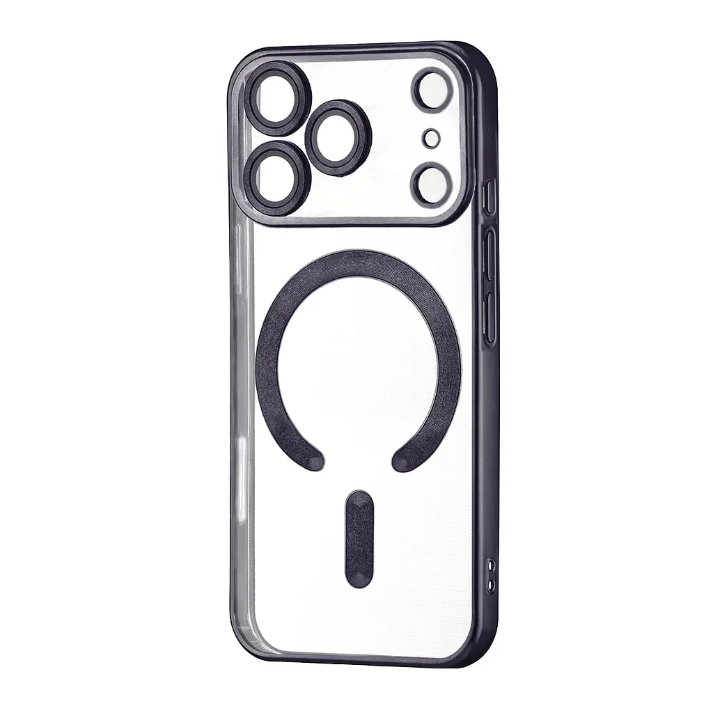 Чохол Ductil Metallic Edge with MagSafe (Protected Camera & Lens) iPhone 17 Pro Black