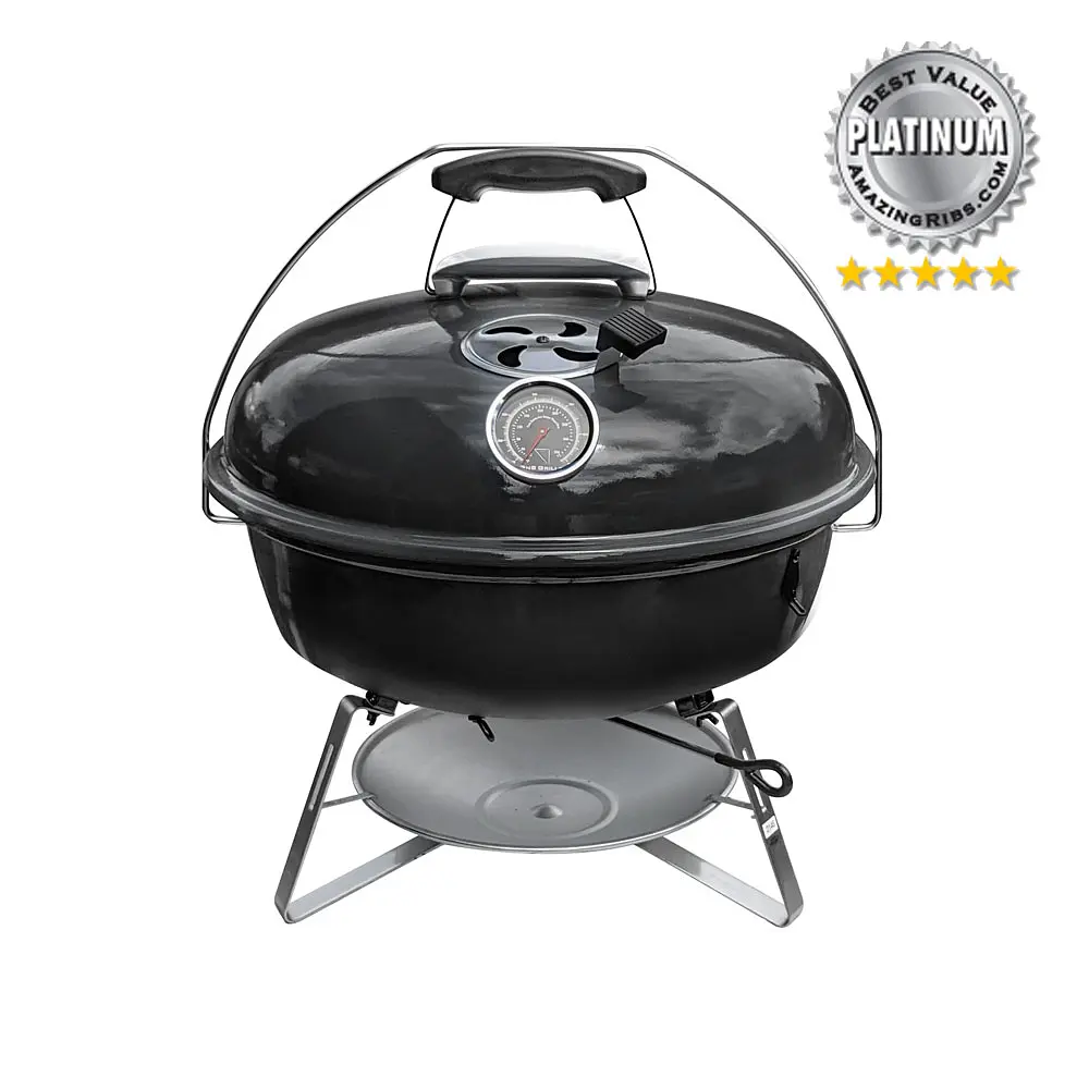 Угольный гриль Slow ’N Sear Travel Kettle 47 см - фото 3