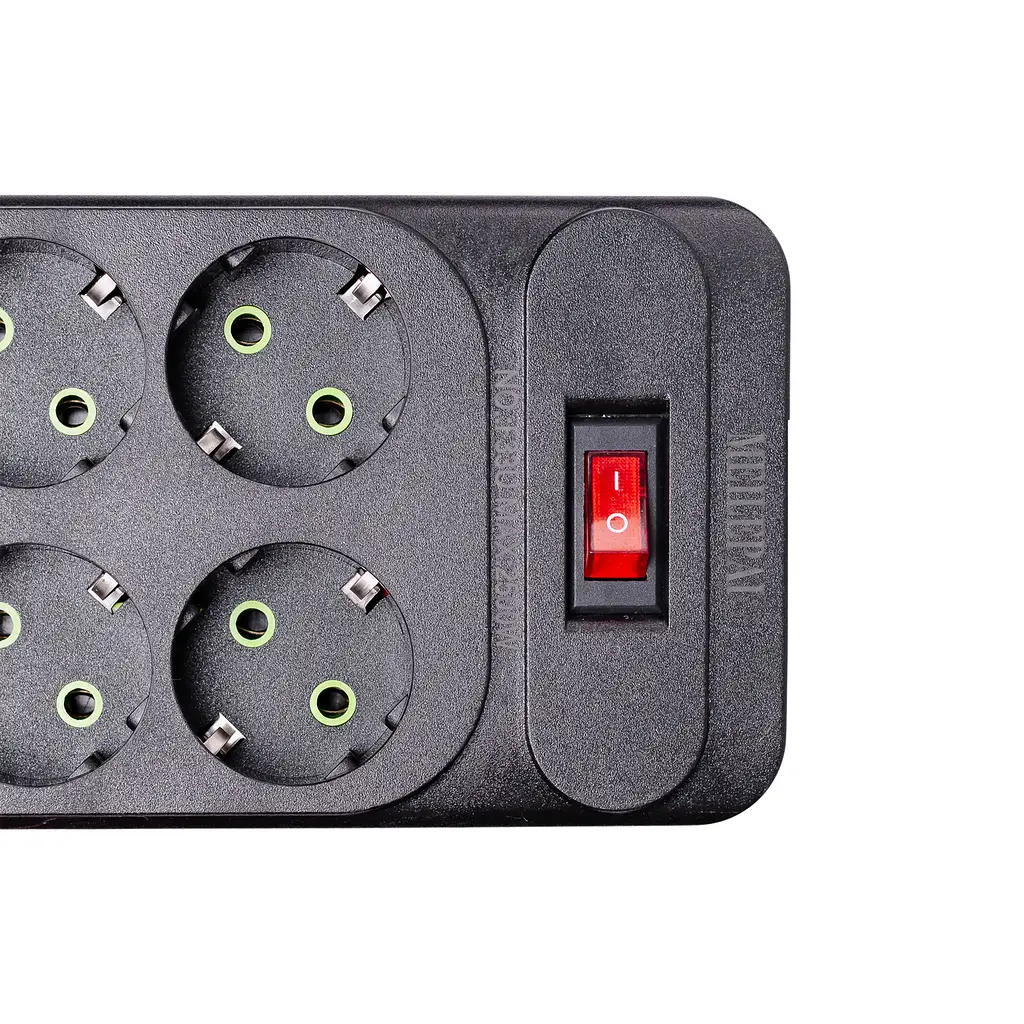 Мережевий фільтр-подовжувач POWER 6 розеток 6 USB 3 метри Yiwu HP-5-15 - фото 4