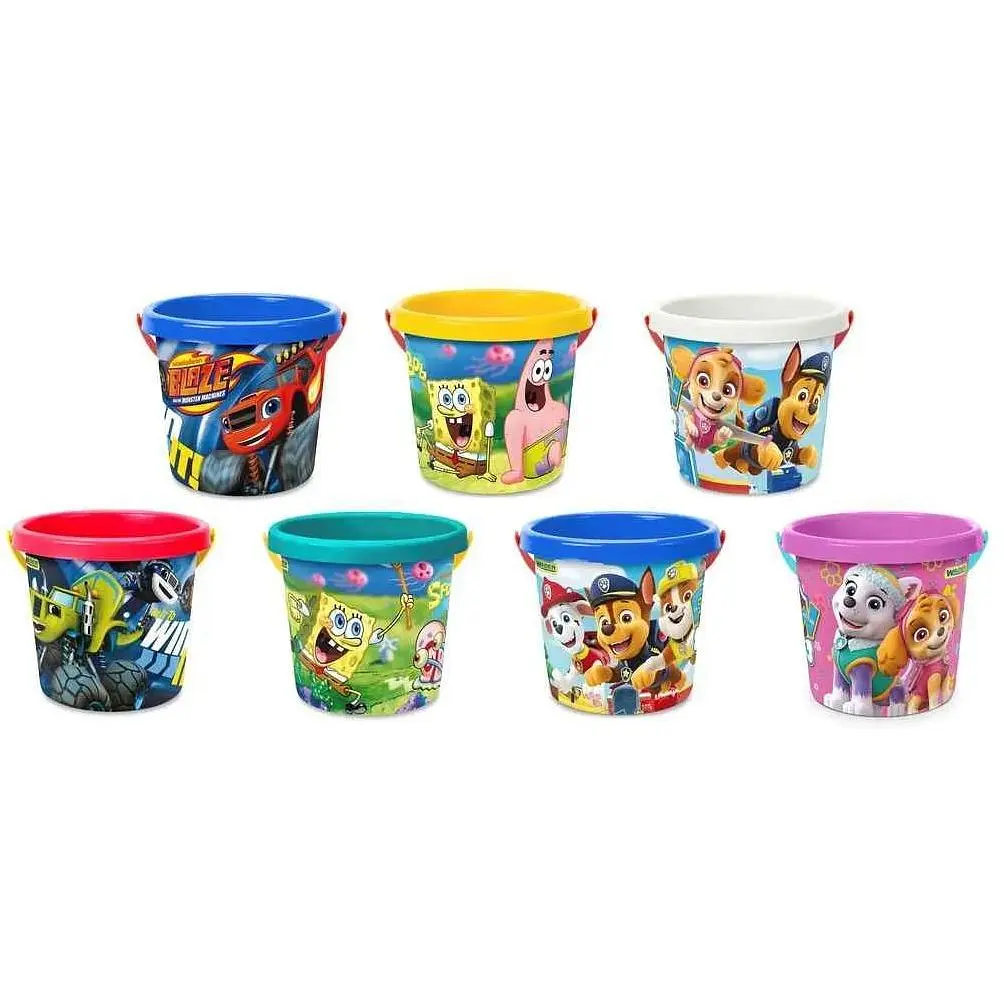 Відро WADER Nickelodeon 14*14*12см кольоровий кругле 1л арт.81817