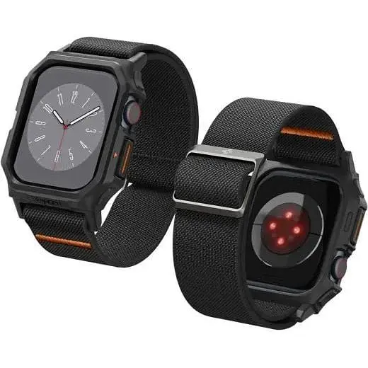 Чохол із ремінцем Spigen Lite Fit Pro Matte Black для Apple Watch Series 10 (2024) 46мм (ACS08609) - фото 4