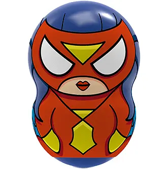 Ігровий набір Marvel Wooblies Магнітні фігурки з лончером у блістері, 2 шт. (WBM008) - фото 3