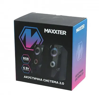 Колонки Maxxter CSP-U002RGB Black - фото 4