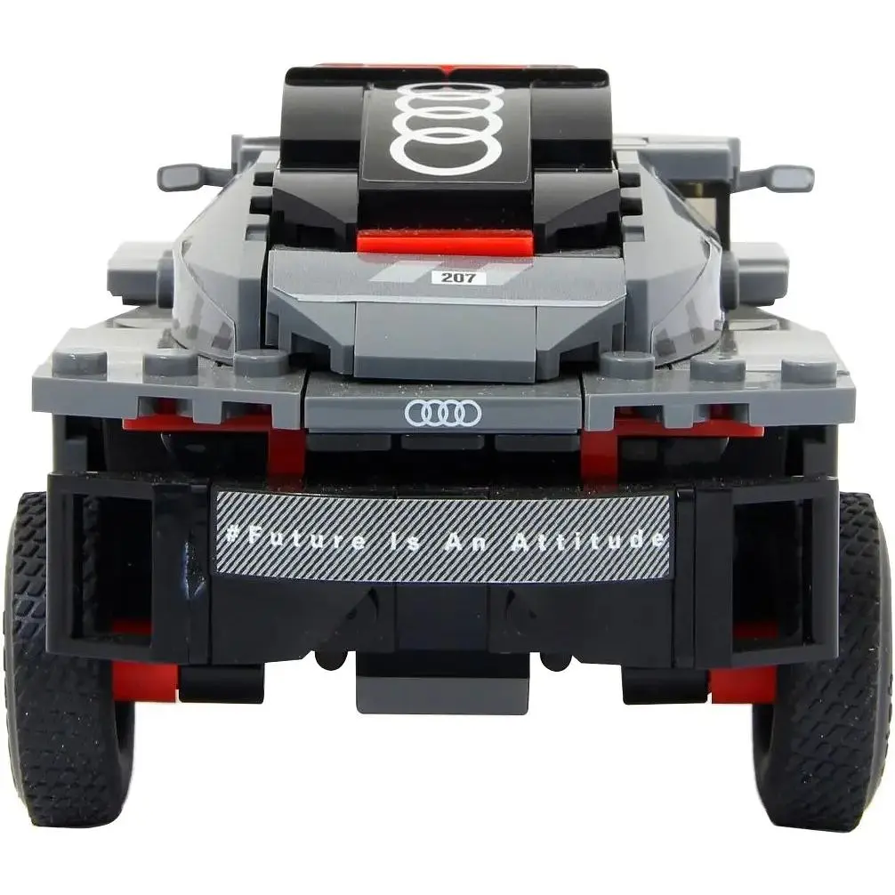 Машинка-конструктор Rastar Bricks Audi RS Q e-tron 1:30 сірий - фото 4
