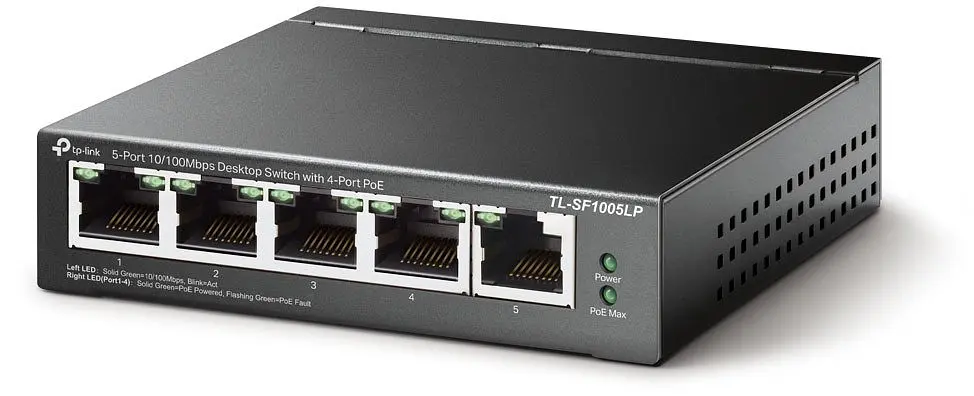 Коммутатор TL-SF1005LP 5x1FE (4xPoE), 41Вт, Неуправляемый TP-Link teh0018151 - фото 3
