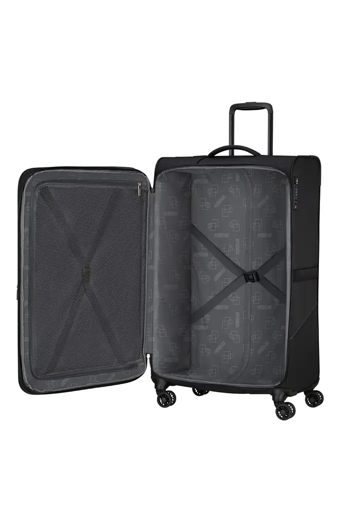 Валіза 80 См American Tourister SUMMERRIDE BLACK 80x48x30(33) ME7*09006 - фото 2