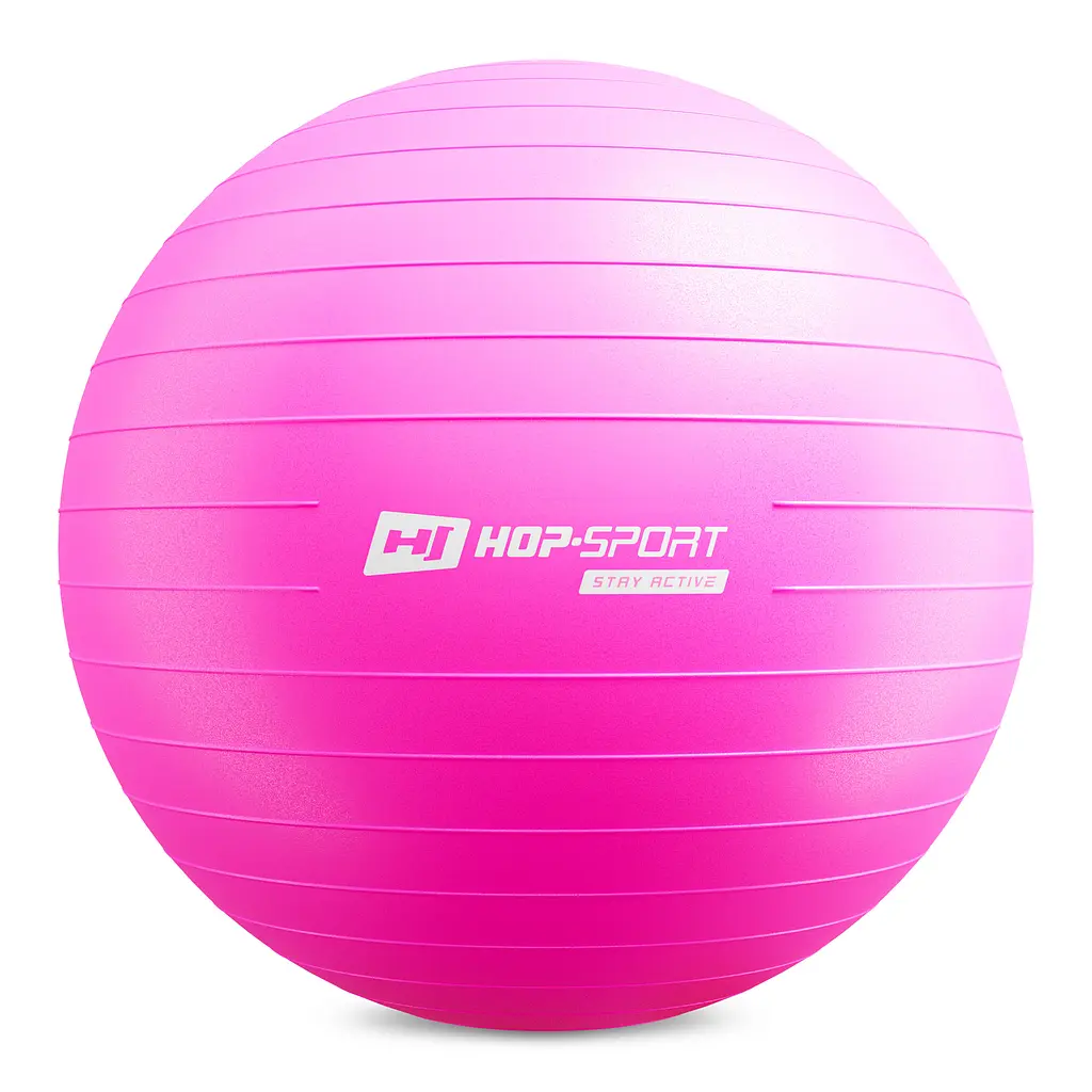 Фітбол Hop-Sport 75см маджента + насос - фото 3