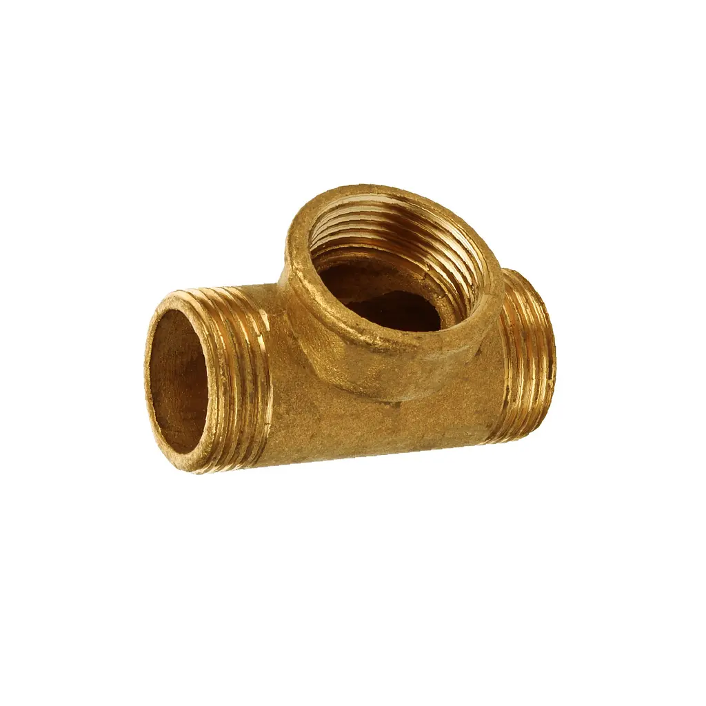 Трійник латунний 3/4″ЗР х 3/4″ВР х 3/4″ЗР ливарний 658Б 000016589 - фото 2
