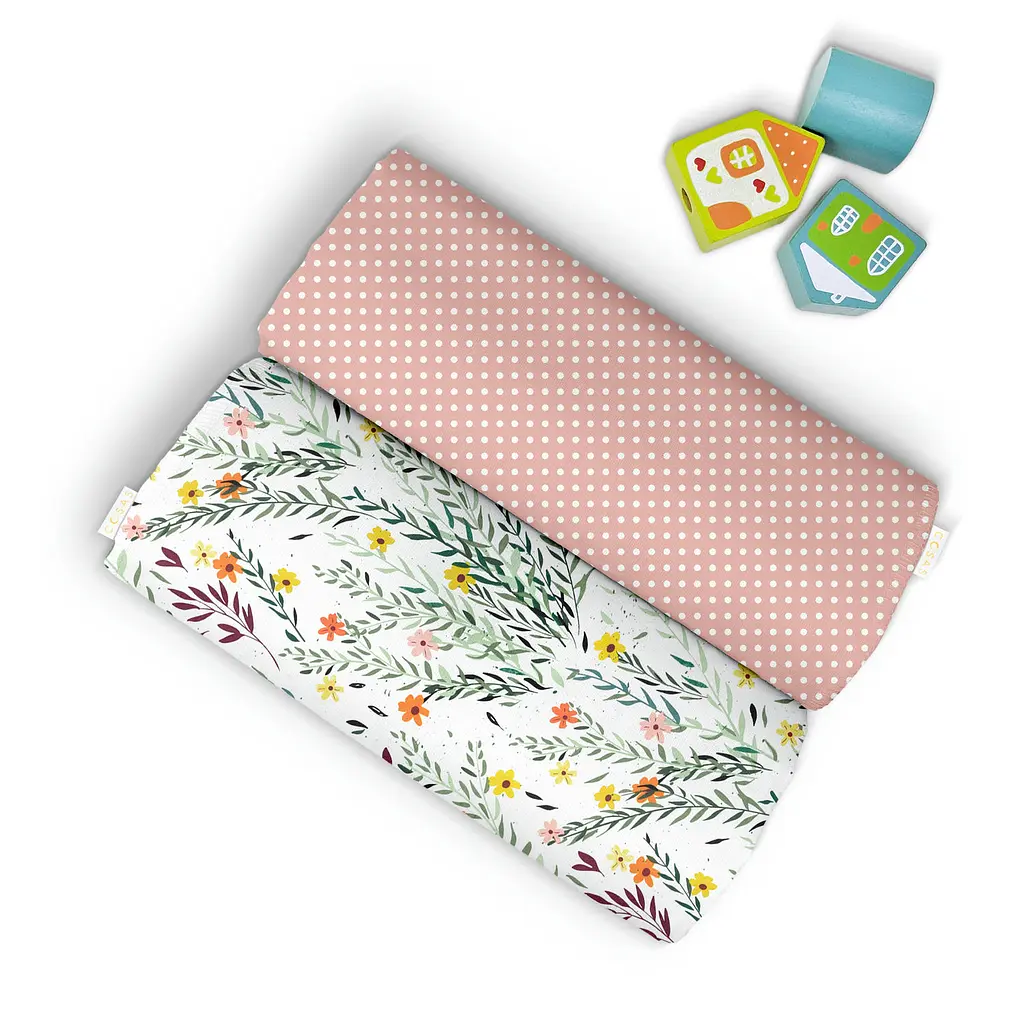 Багаторазові пелюшки дитячі FLOWERS CS1 2шт COSAS (4822052227329) - фото 3