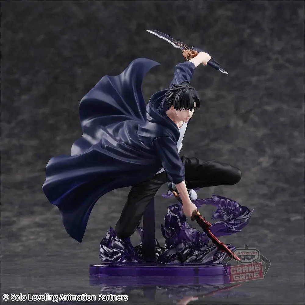 Фігурка Bandai Spirits Solo Leveling Jin Woo Sung Підняття рівня поодинці Сон Джин Ву 13 см BS SL JWS 13 - фото 2