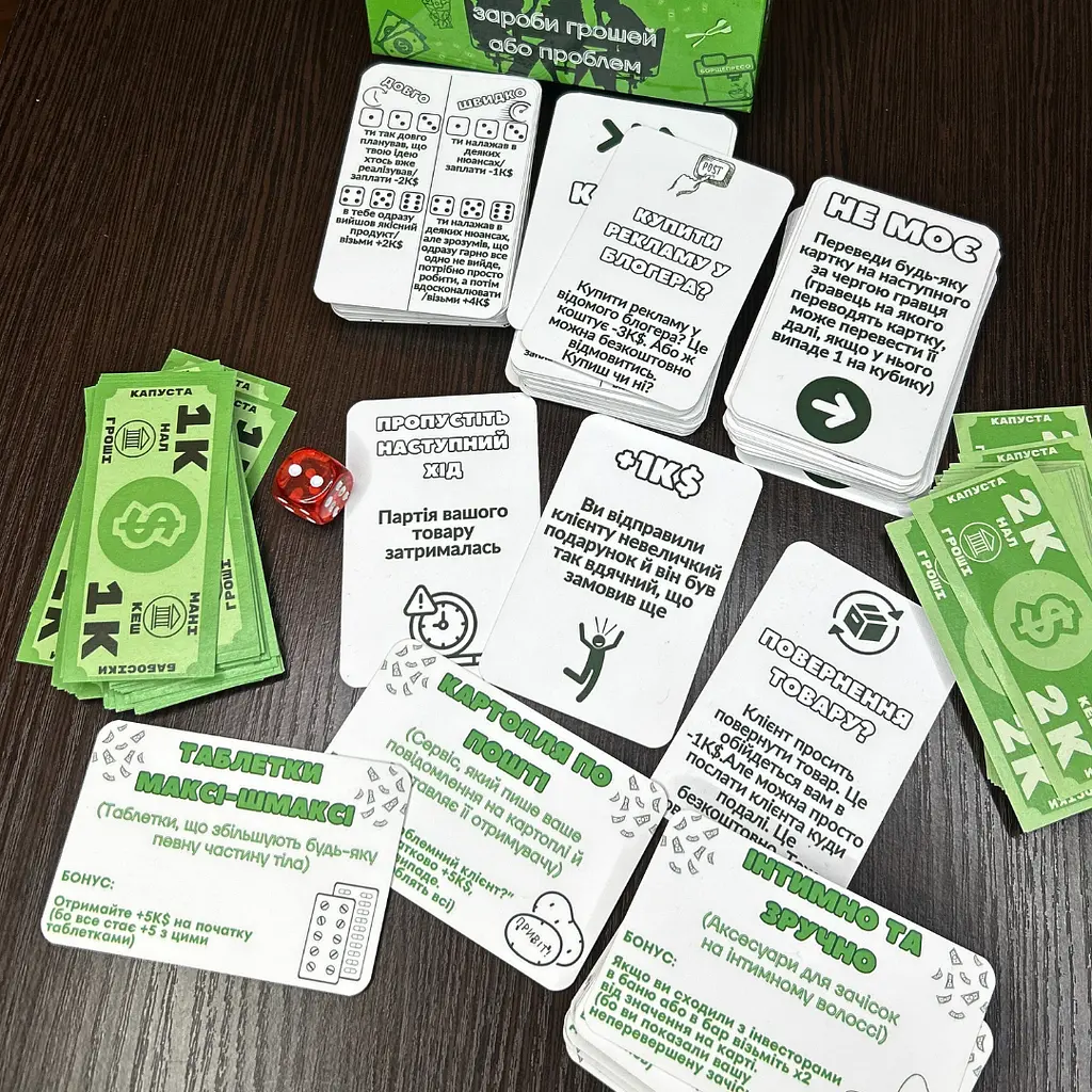 Настільна гра "МАМКИНІ БІЗНЕСМЕНИ" Старій весело - фото 3