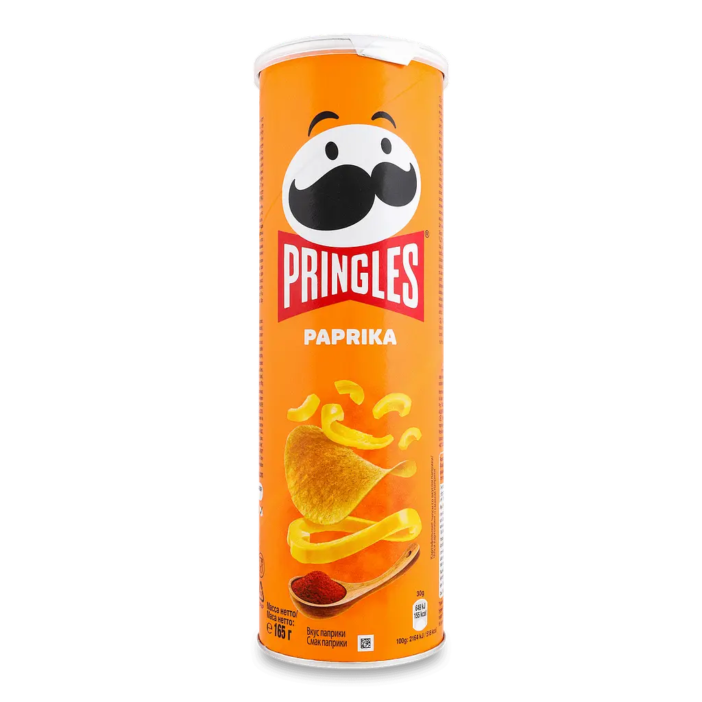 Чіпси Pringles Paprika 165 г