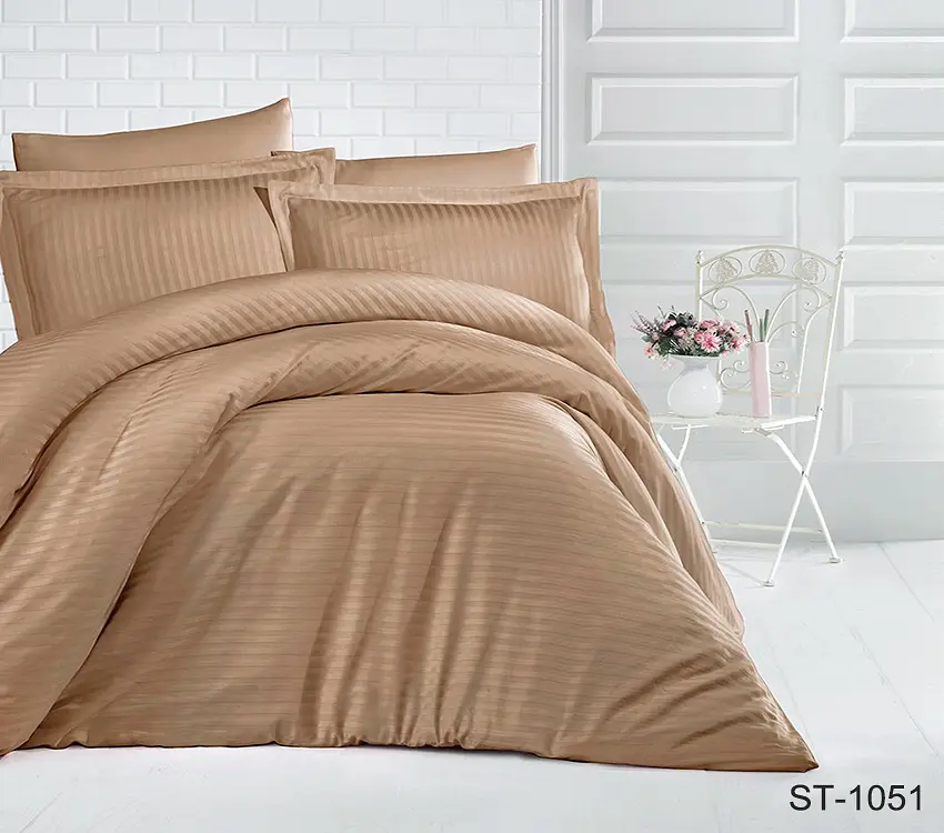 Комплект постільної білизни (LUXURY ST-1051) Євро TAG tekstil pbe0037503