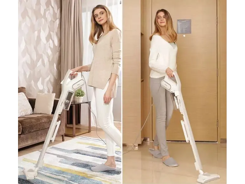 Вертикальний + ручний пилосос (2 в 1) Deerma Stick Vacuum Cleaner Cord (DX700) White - фото 6